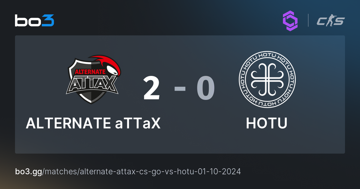 ALTERNATE ATTaX Vs HOTU CS2 Match At CCT Season 2 European Series 14