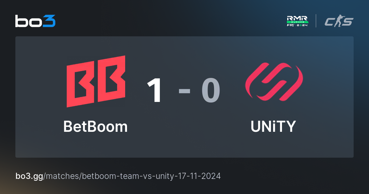 Betboom Vs Unity Cs Match At Perfect World Shanghai Major