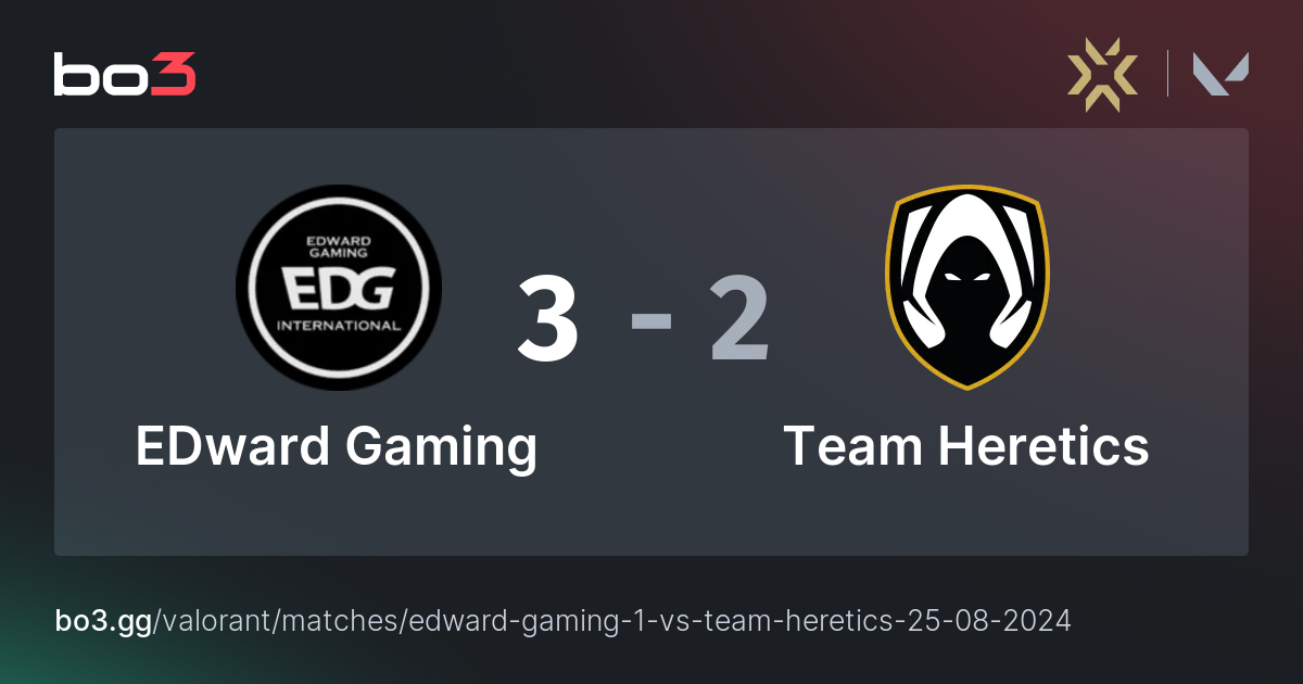 EDward Gaming Vs Team Heretics Valorant Bo3 Gg