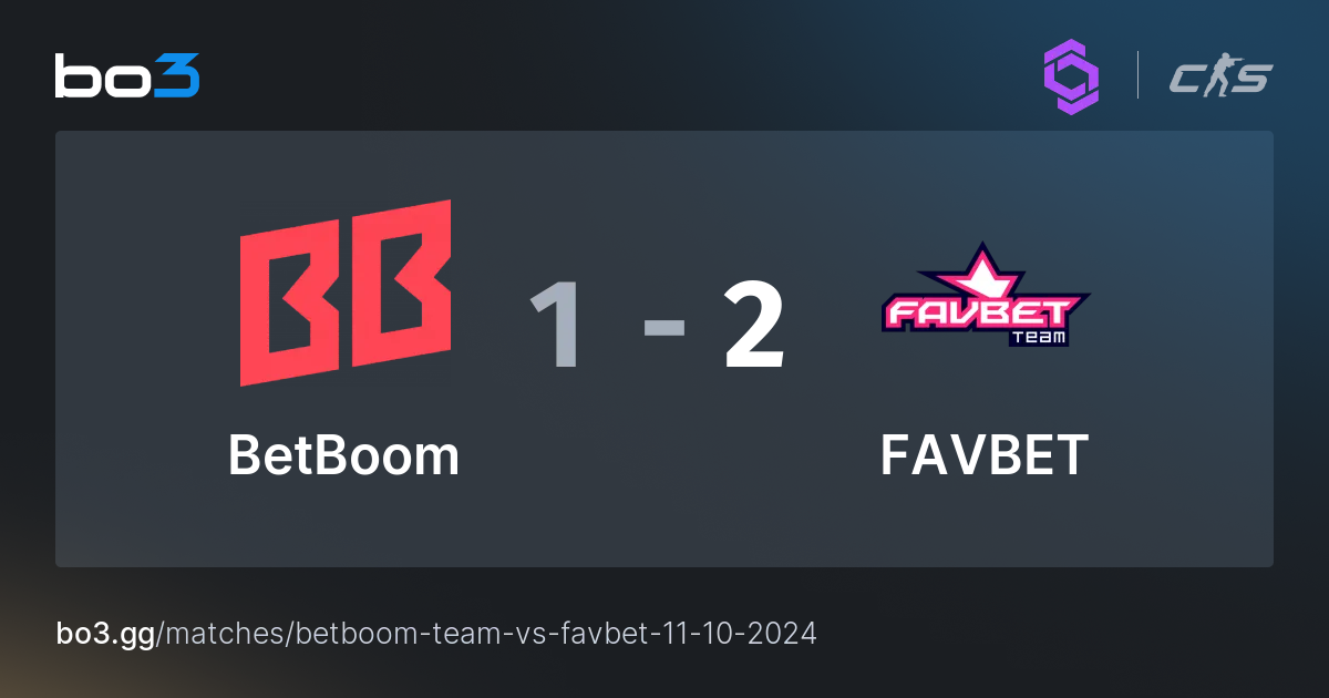 BetBoom vs FAVBET - CS2 Match at CCT Season 2 European Series 14