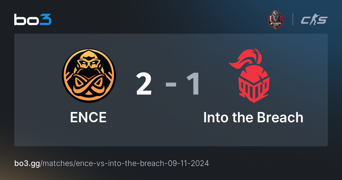 ENCE vs Into the Breach - Partido de CS2 en A1 Gaming League Season 9 2024