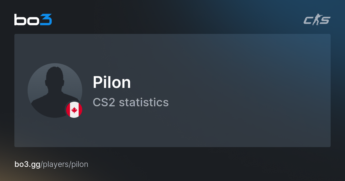 Neil Pilon Pilon ( ) CS2 Stats