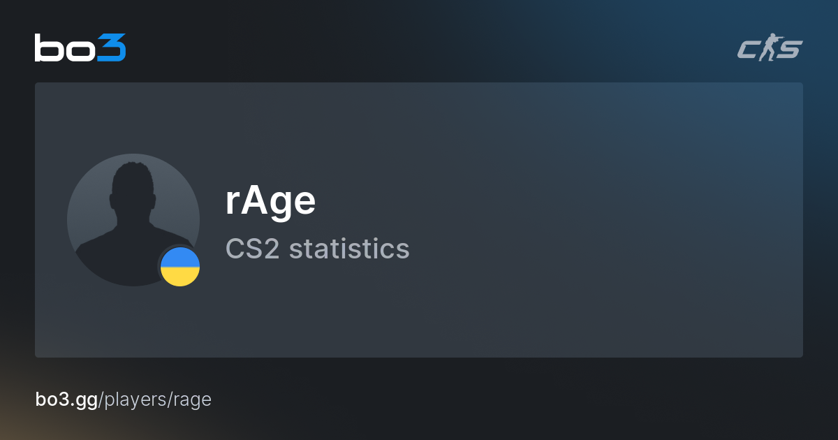 rAge CS2 Settings, Crosshair & Config | What mouse & viewmodel use rAge