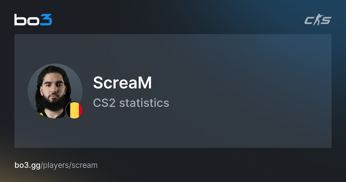 ScreaM CS2 Einstellungen: Zielkreuz, Konfiguration, Maus & Viewmodel