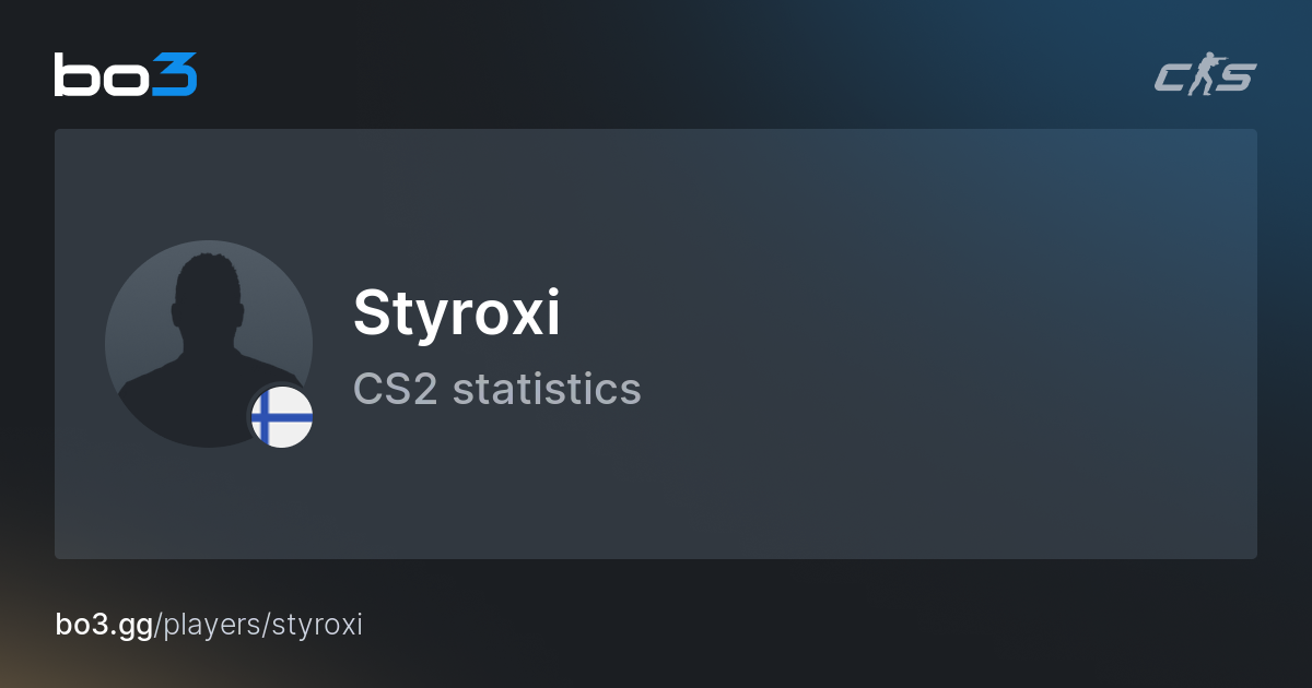 Styroxi ( ) CS2 Stats – ENCE Prospects