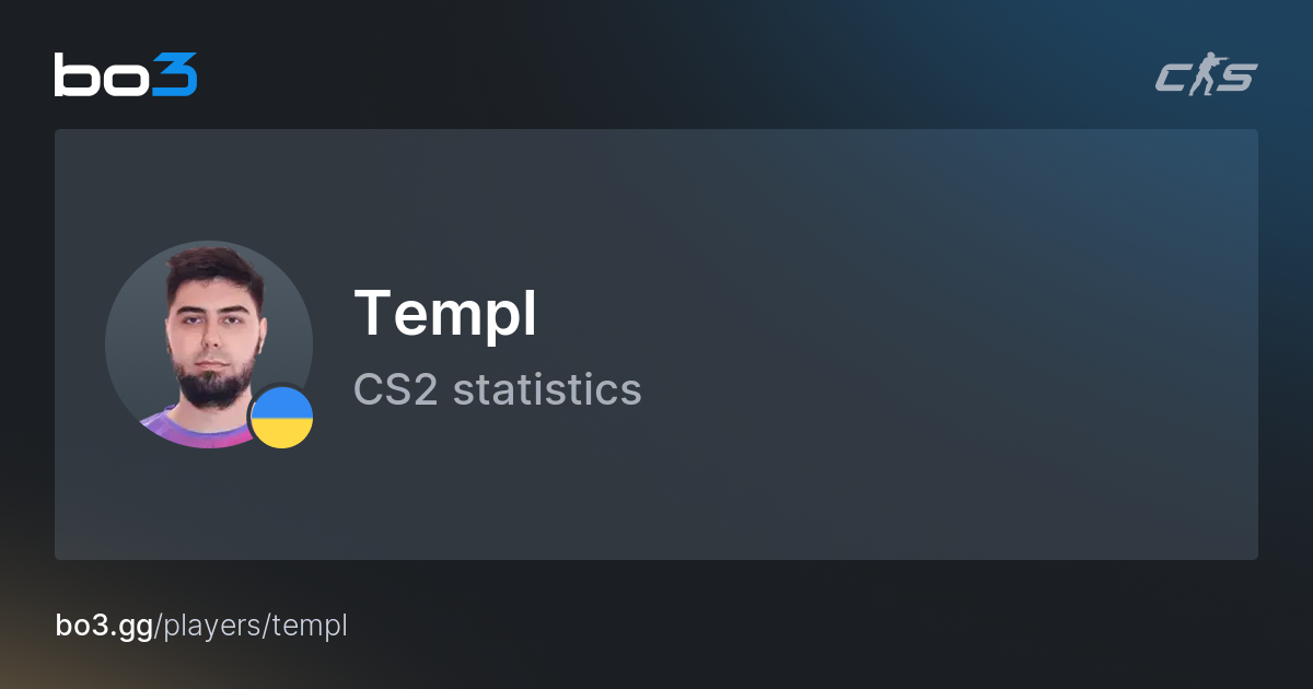 Templ (Dmitriy Sryvkov) CS2 Stats – Lazer Cats