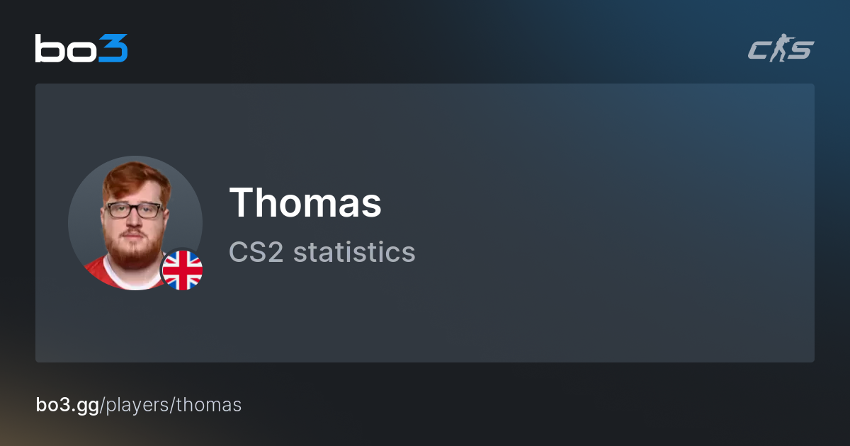 Thomas (Thomas Utting) CS2 Stats – ex-Nemesis