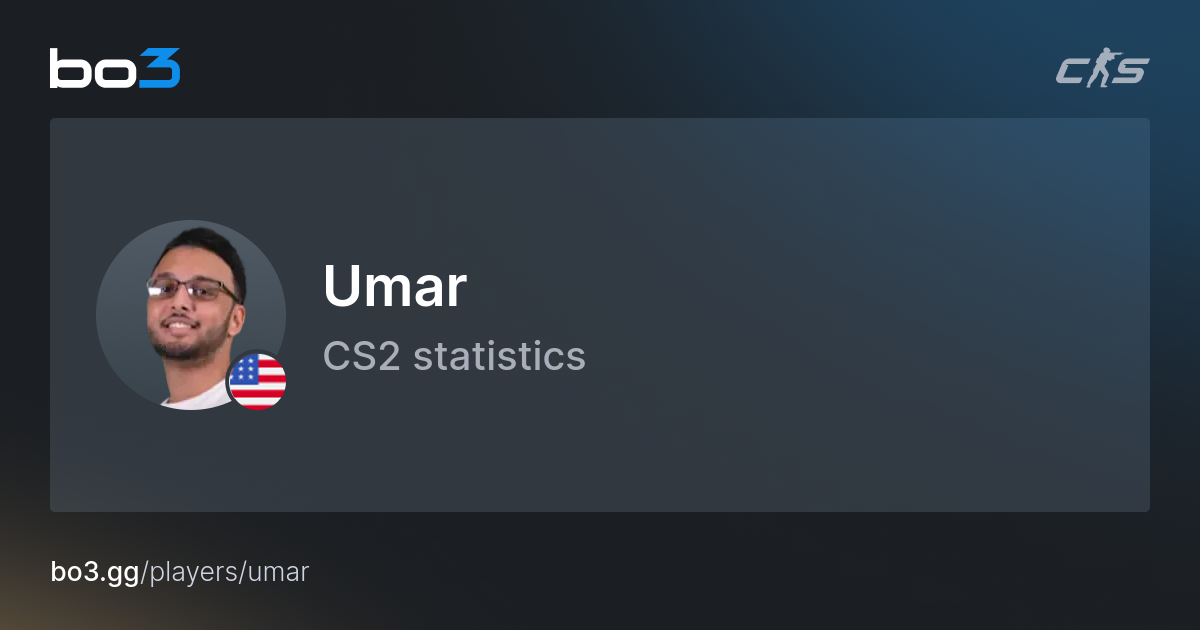 Umar (Umar Qaiser) CS2 Stats – Overtake Sector