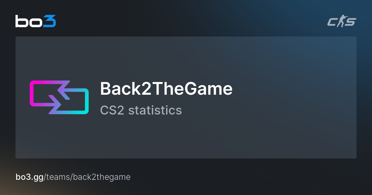 Estadísticas y Plantilla del Equipo CS2 Back2TheGame