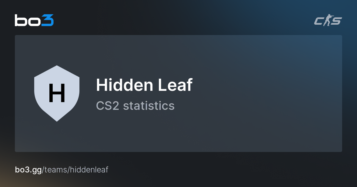 Hidden Leaf CS2 Team Statistics Roster hidden-leaf-cs2-team-statistics-roster