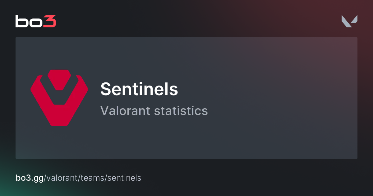 Sentinels team Matches: upcoming, current & finished