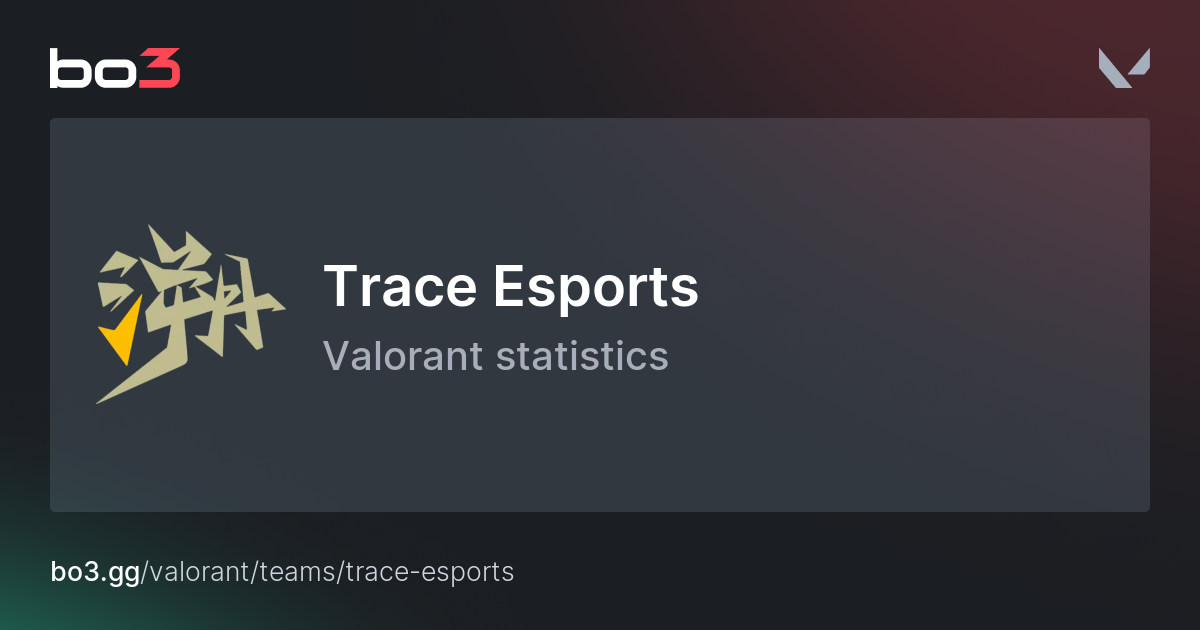 Trace Esports team Matches current & finished