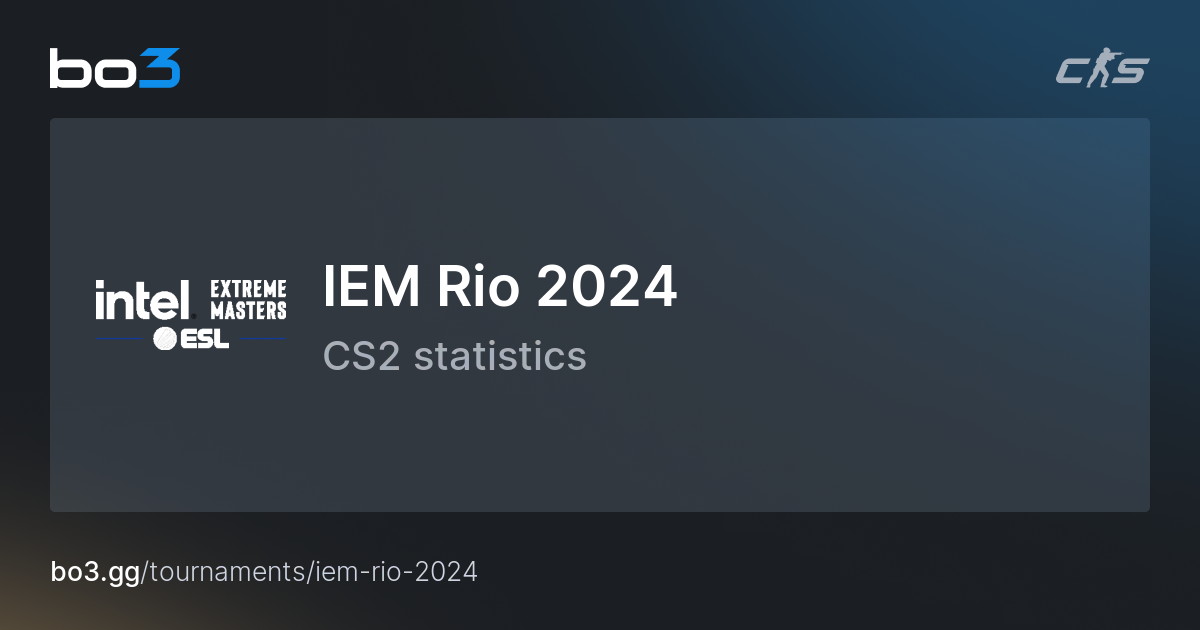 Iem Rio 2024 Finals Schedule Erna Meggie