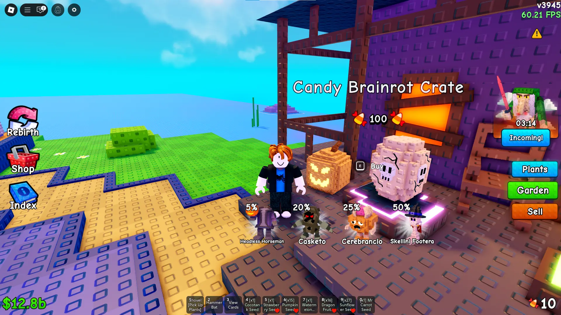 Candy Spooky Crate em Plants vs Brainrots