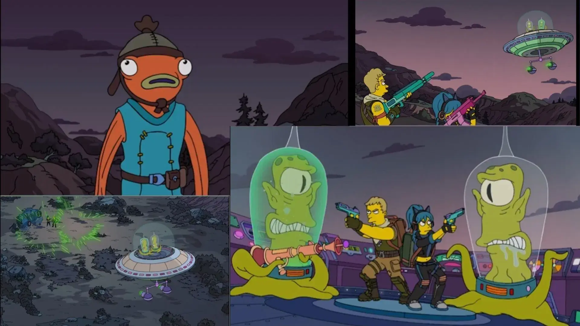 Mundo ng Simpsons sa Fortnite