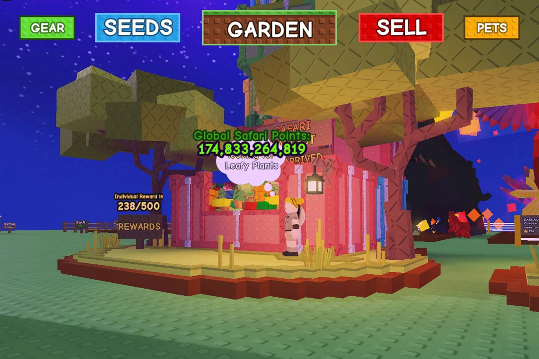 Safari Joyce в Grow a Garden Safari Harvest Event.