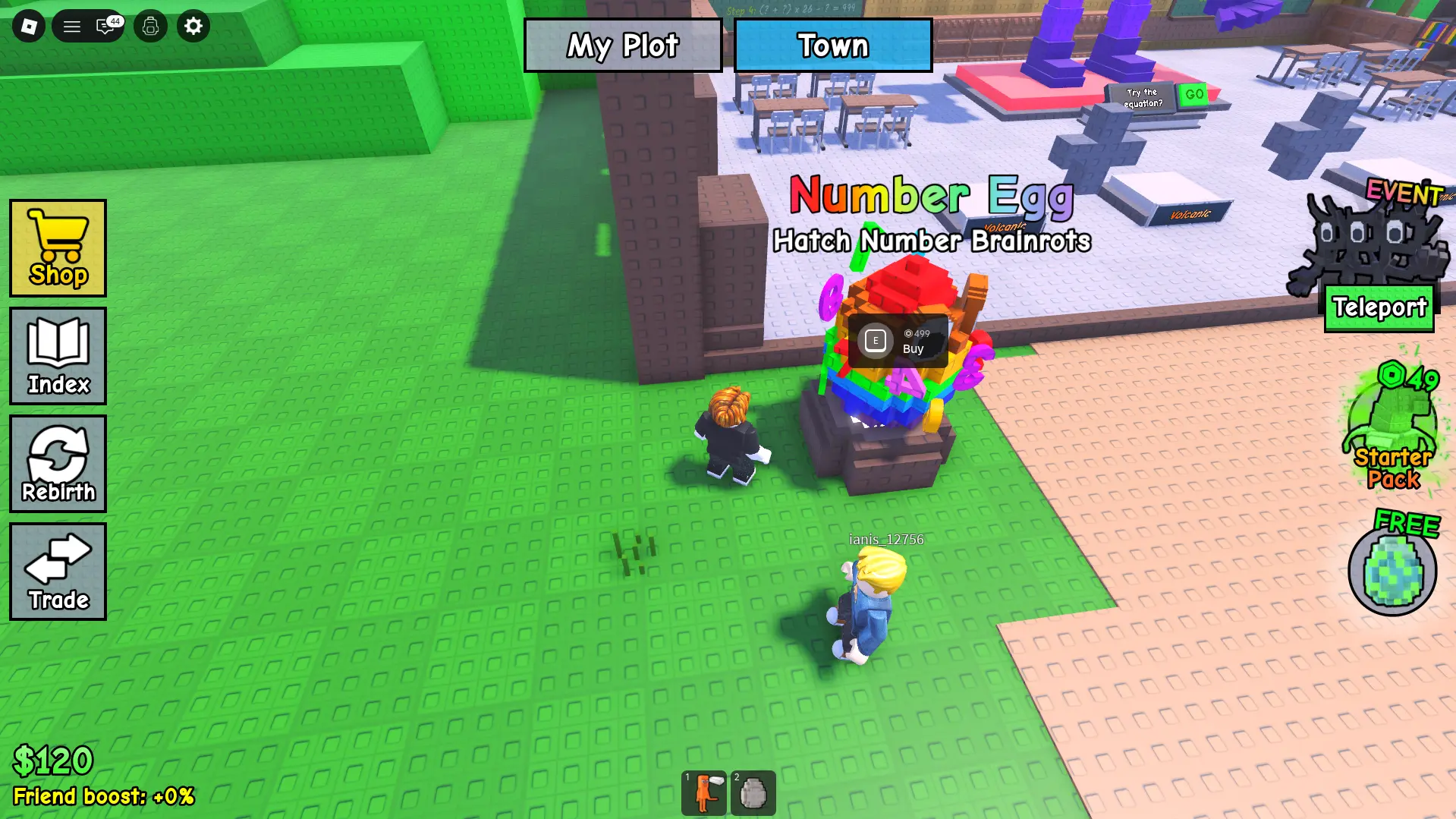 Pagbili&nbsp;Number Egg sa&nbsp;Mutate or Lose Brainrot