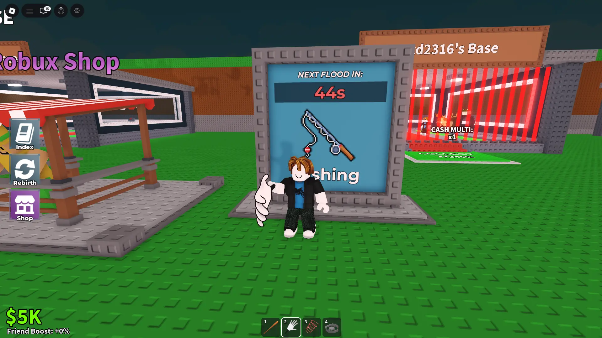 Temporizador hasta el inicio del evento de pesca en Steal a Brainrot