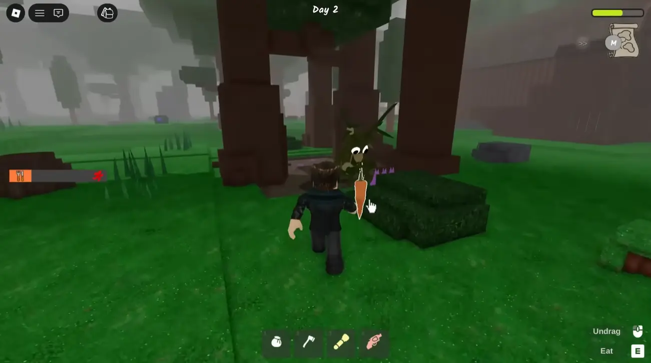 Feeding the Deer in&nbsp;99 Nights In The Forest