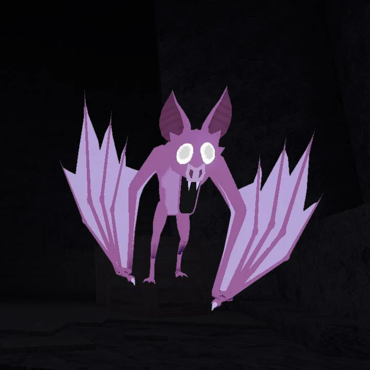 A nova entidade Morcego em 99 Nights in the Forest.