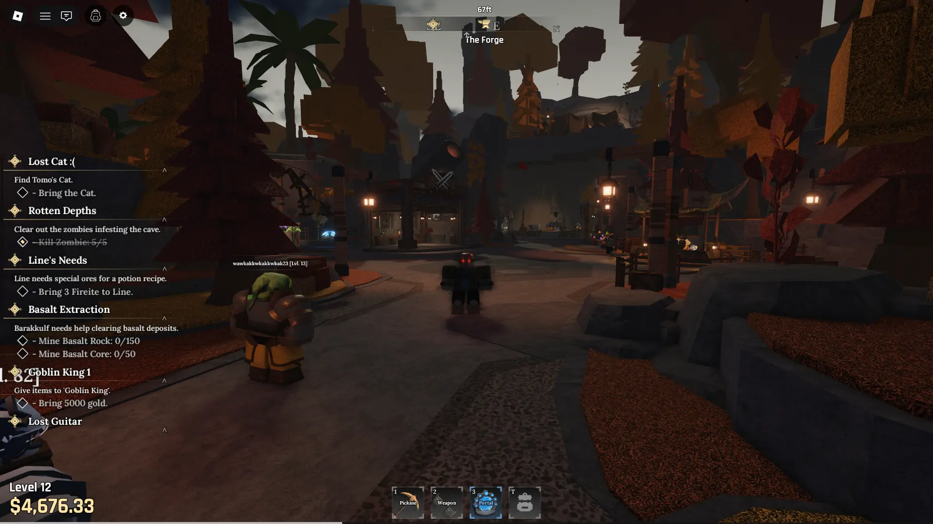 Forgotten Kingdom Location in The Forge