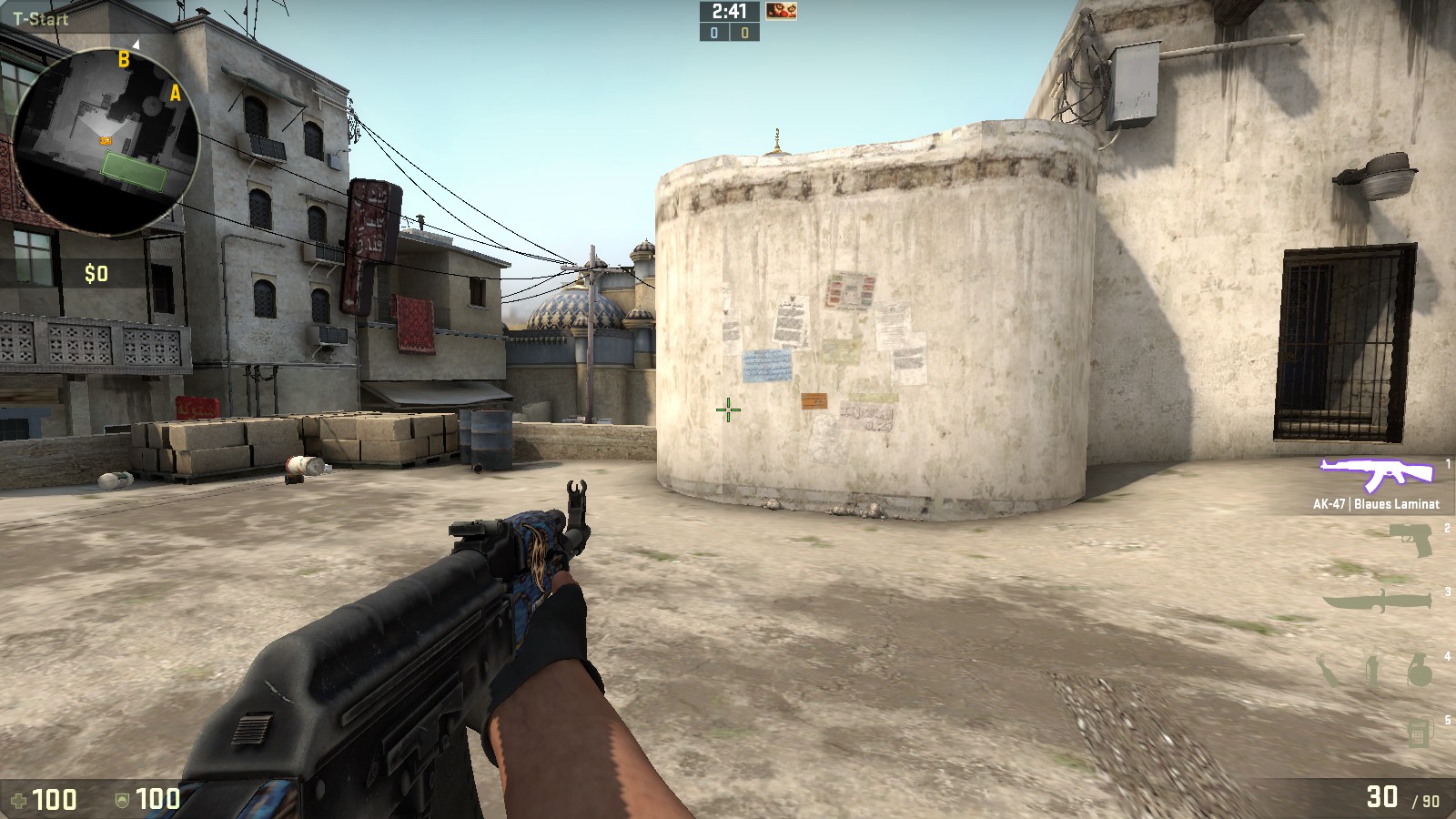 Switch to the left hand in CS:GO