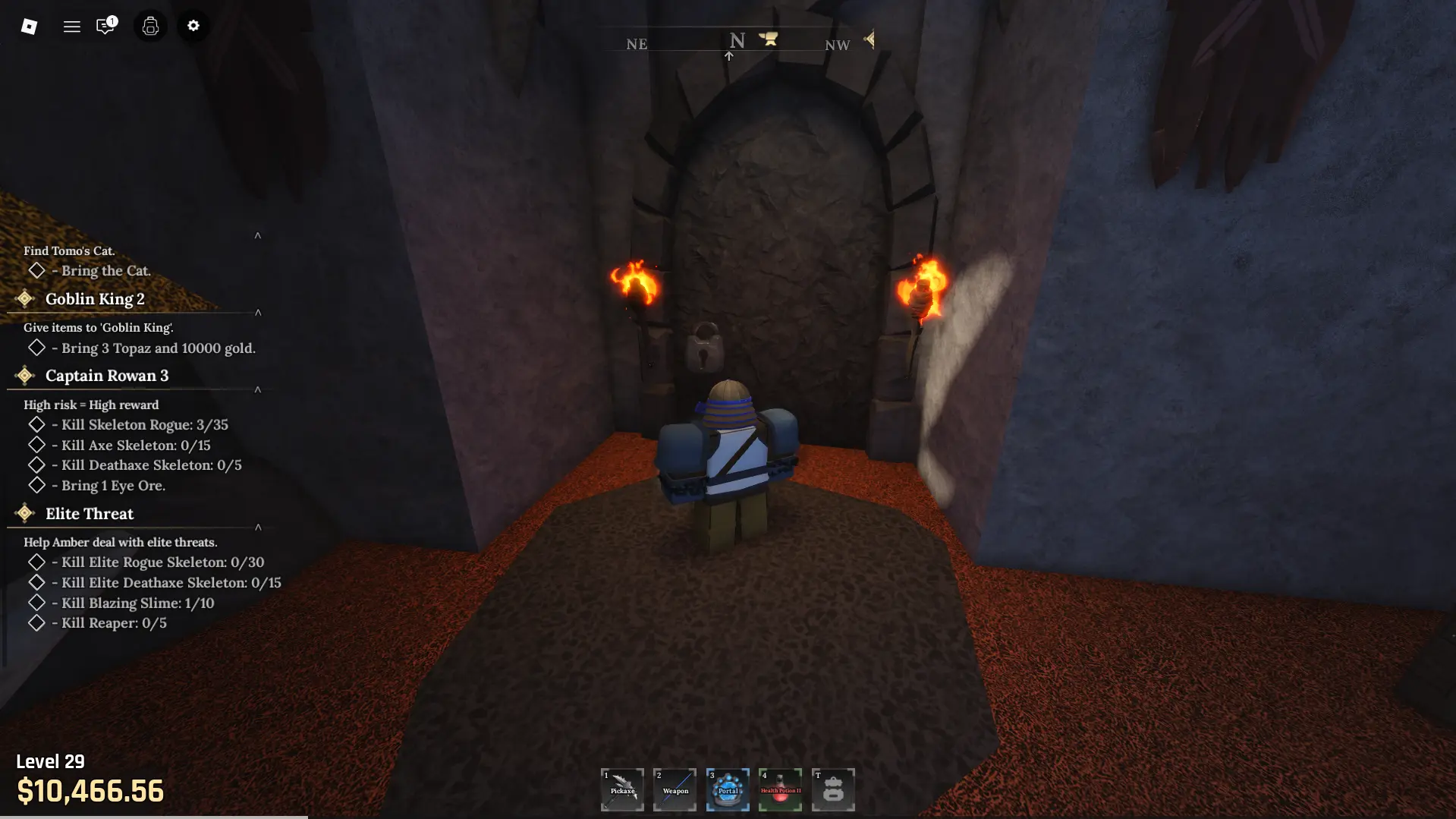 Locked Entrance to the Goblin Cave The Forge