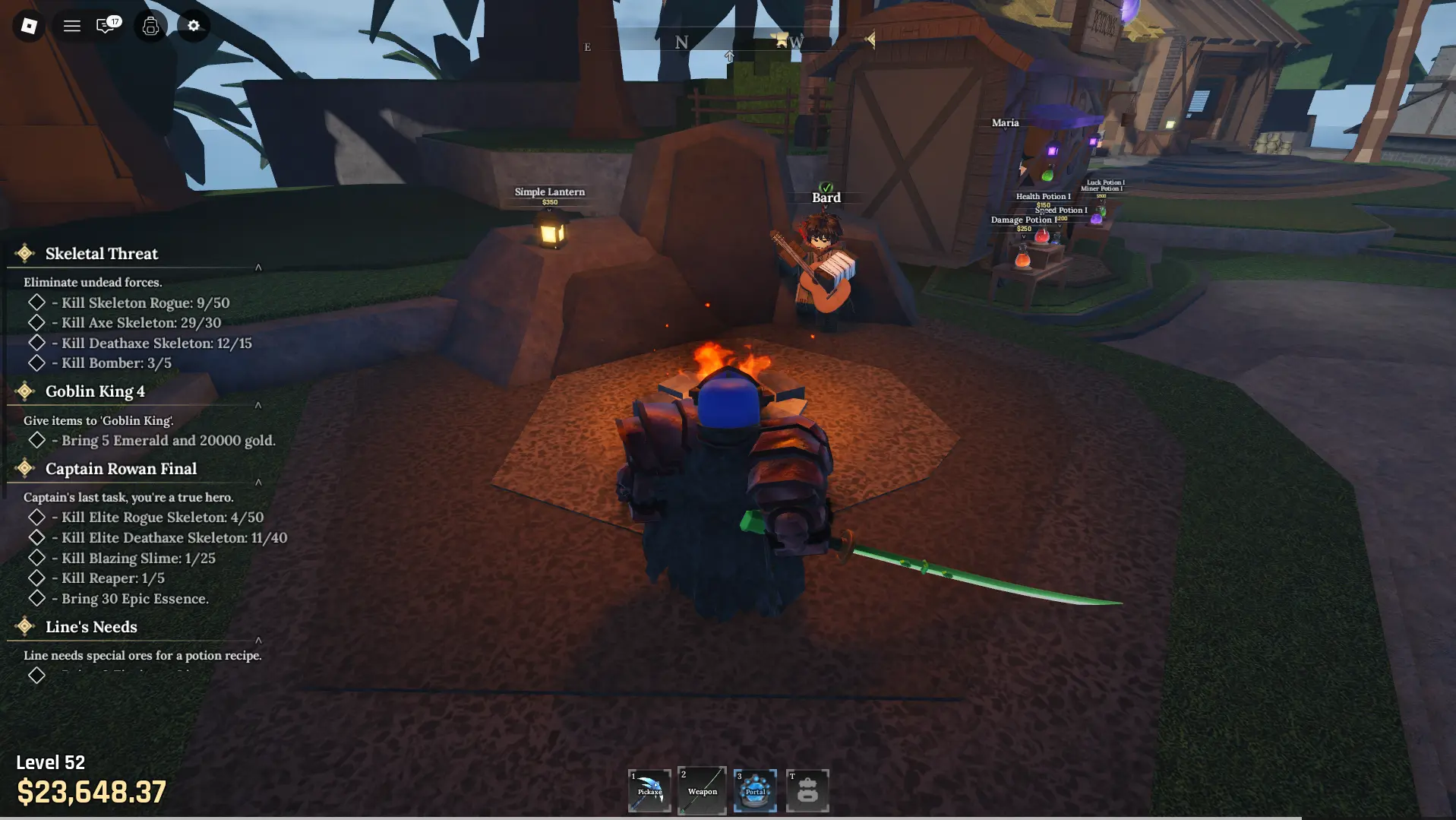 Bard with the guitar