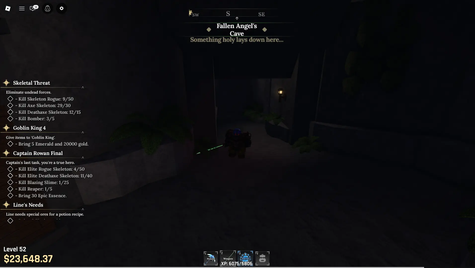 Unlocked gate with the Unknown Key