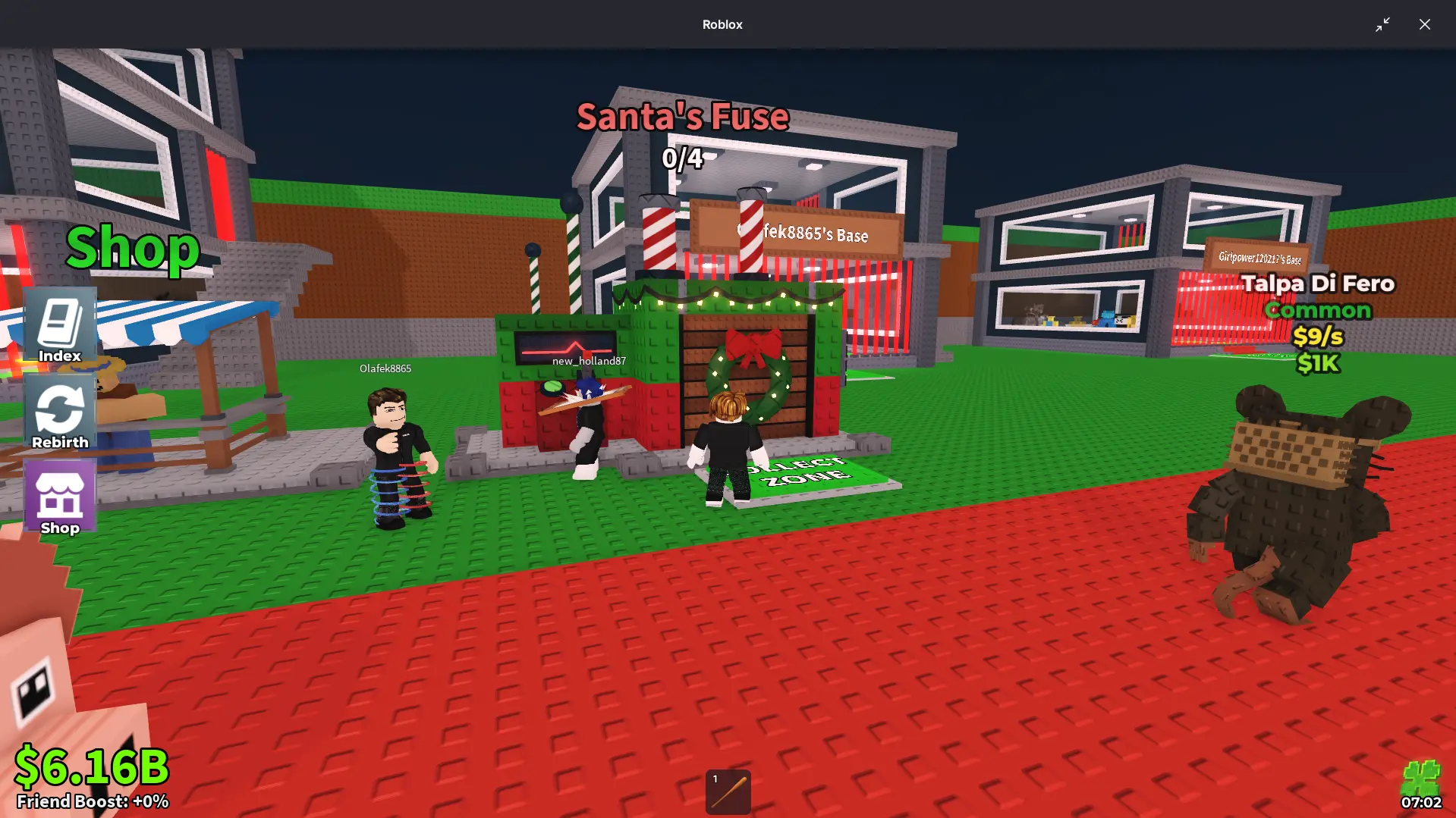 Santa’s Fuse in Steal a Brainrot