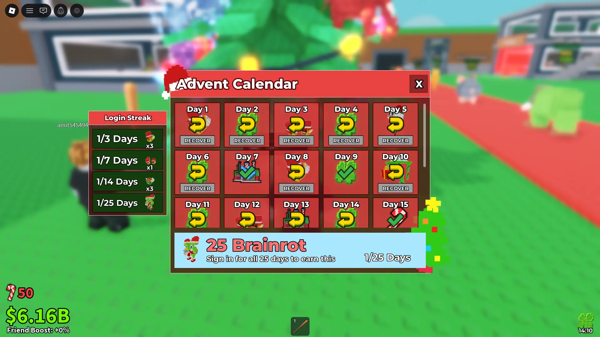 Adventskalender Steal a Brainrot