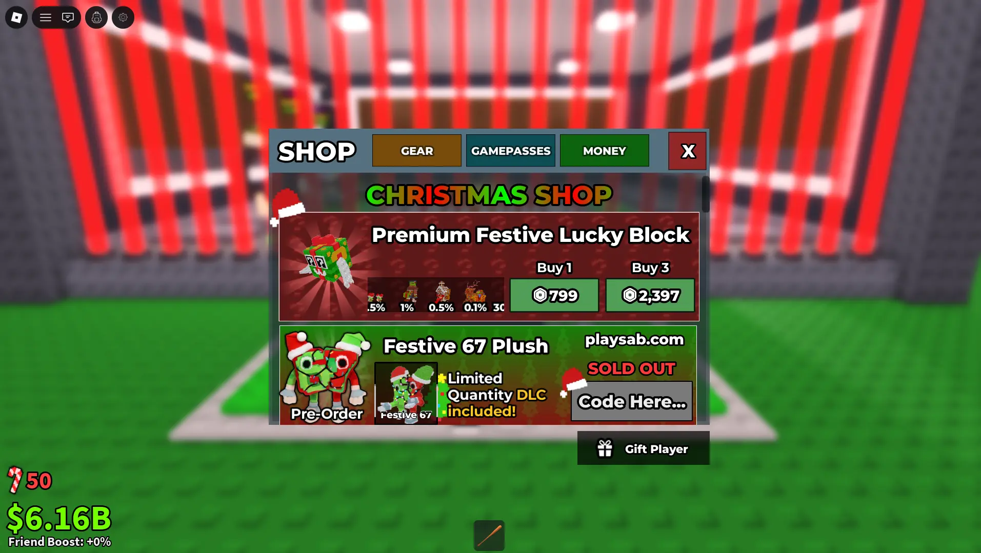 Festive Lucky Block im Item-Shop