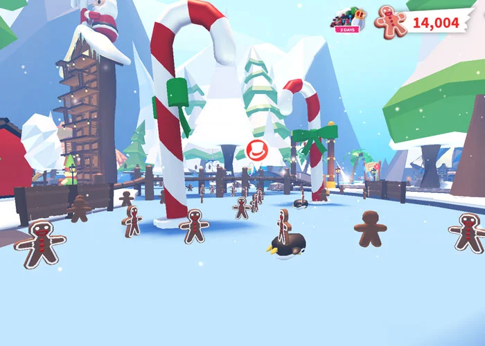 Катание на коньках — одна из рождественских активностей в Adopt Me!, за которую дают бесплатные пряники.