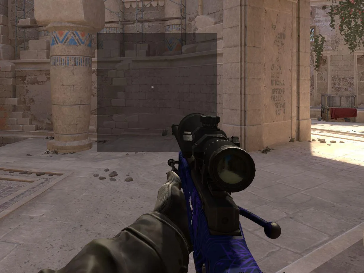 Scope for AWP in CS:GO using 