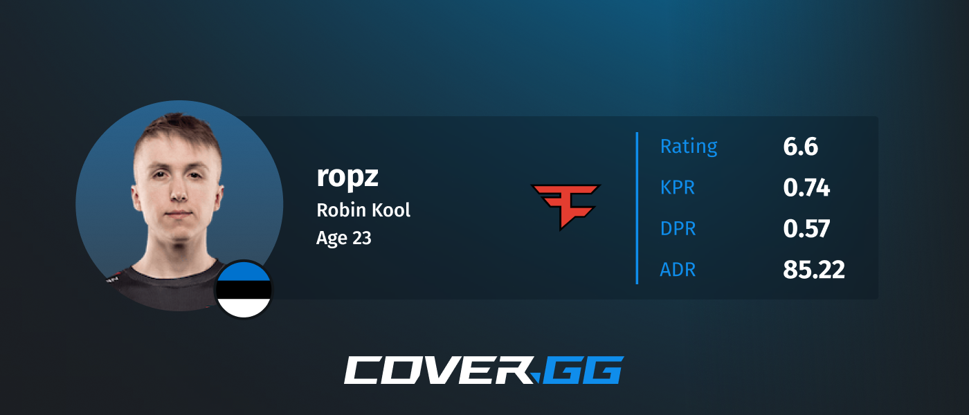 Ropz’s statistics for May 2023