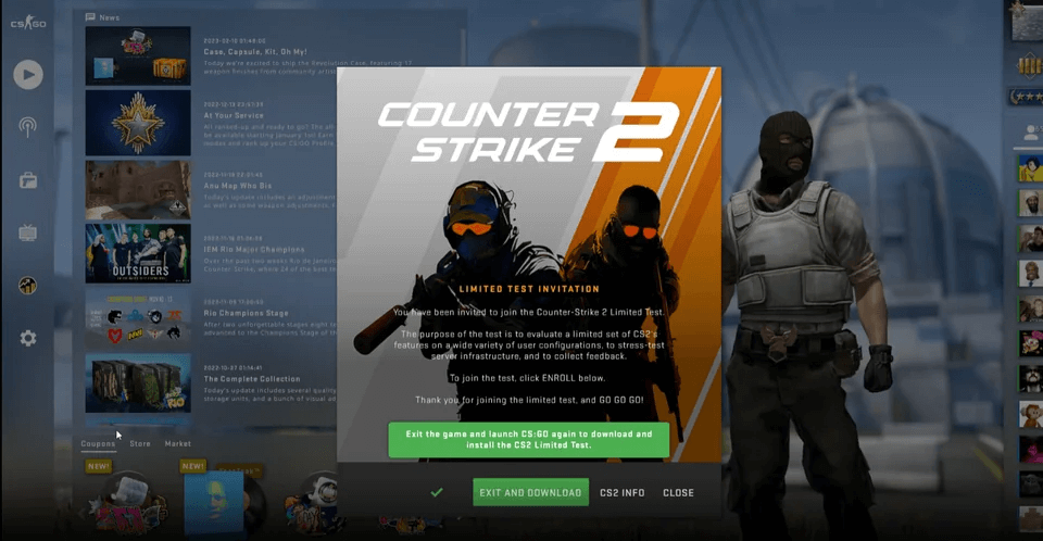 Counter-Strike 2 beta leaked, available for download