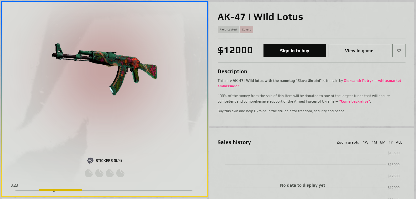 AK-47 | Wild Lotus (закаленное в боях), 140651,64. AK Wild Lotus. Скрин продажи АК 47 наследство в стиме.