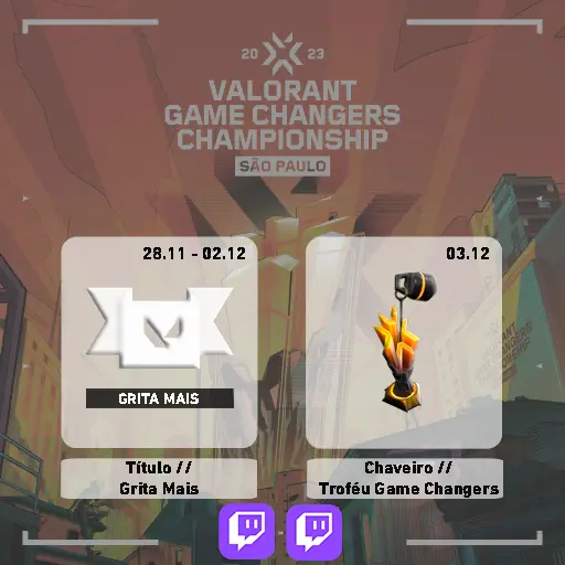 Ексклюзивні нагороди за перегляд VCT 2023: Game Changers Championship