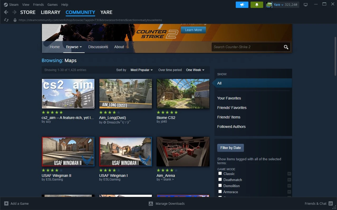 Карти майстерні Counter-Strike 2&nbsp;