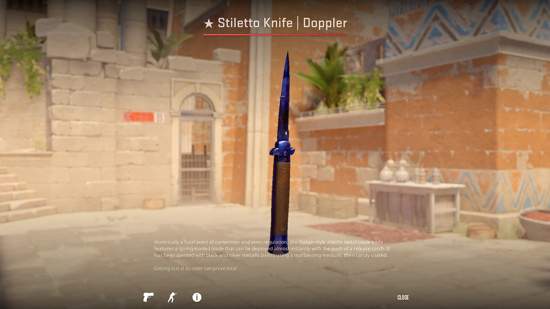 Stiletto Knife Doppler