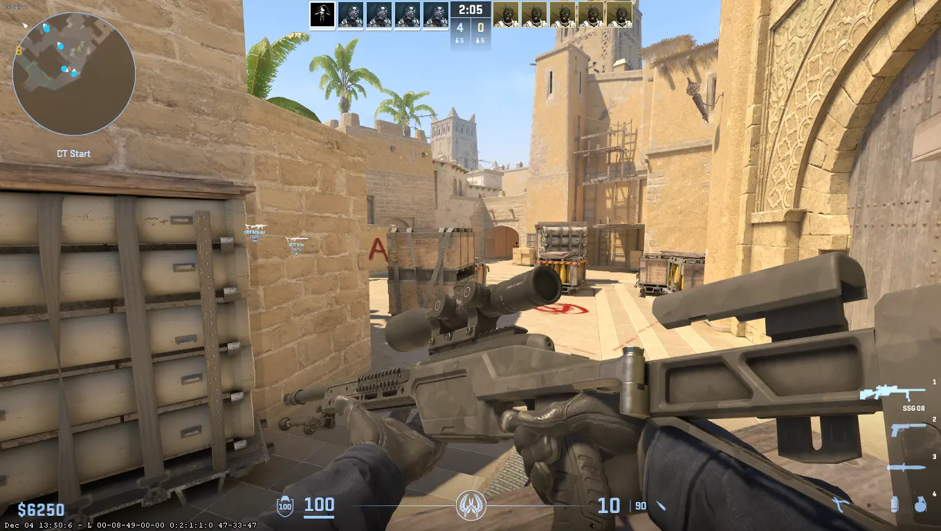 Scout rifle on mirage