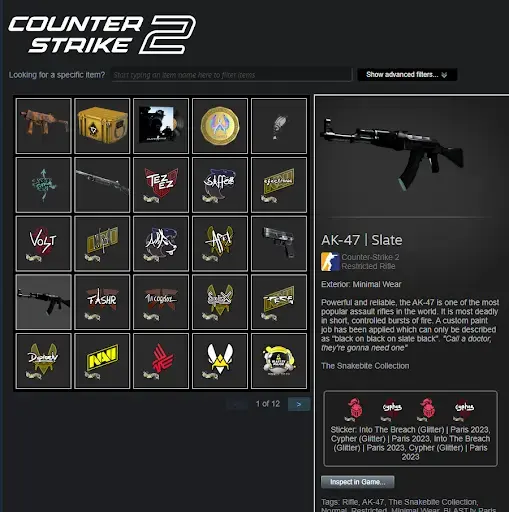 Counter-Strike 2 інвентар