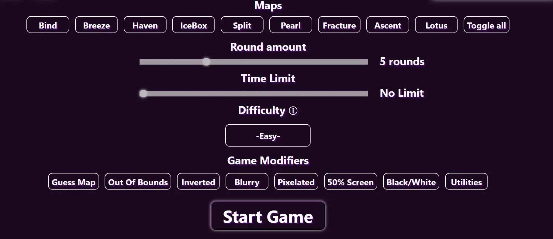 Valorant GeoGuessr game modes