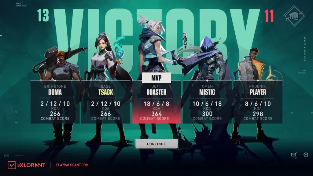 Valorant mvp