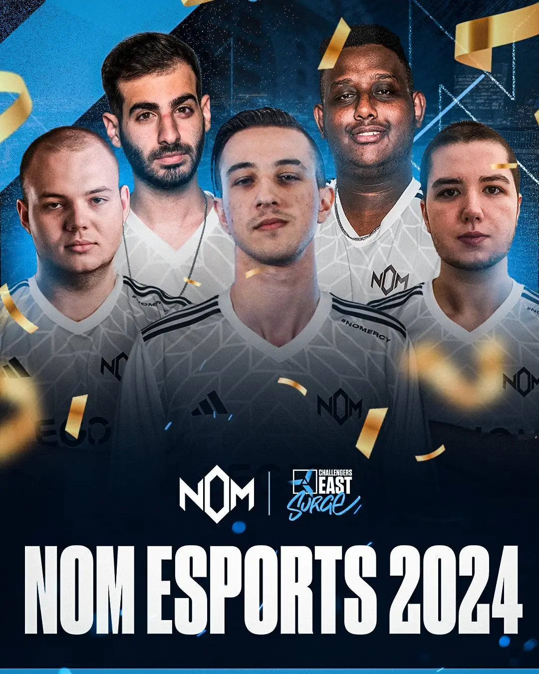 Updated Valorant roster of NOM Esports