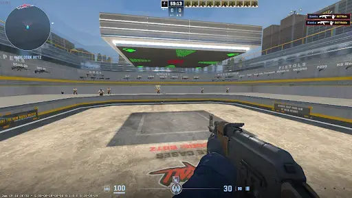 Карта CS2 аим тренировка