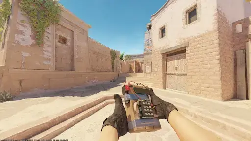 Inspeção do C4 no mapa miragem
