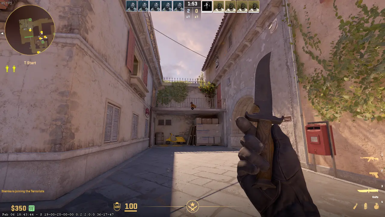 CS2 Italy map T start