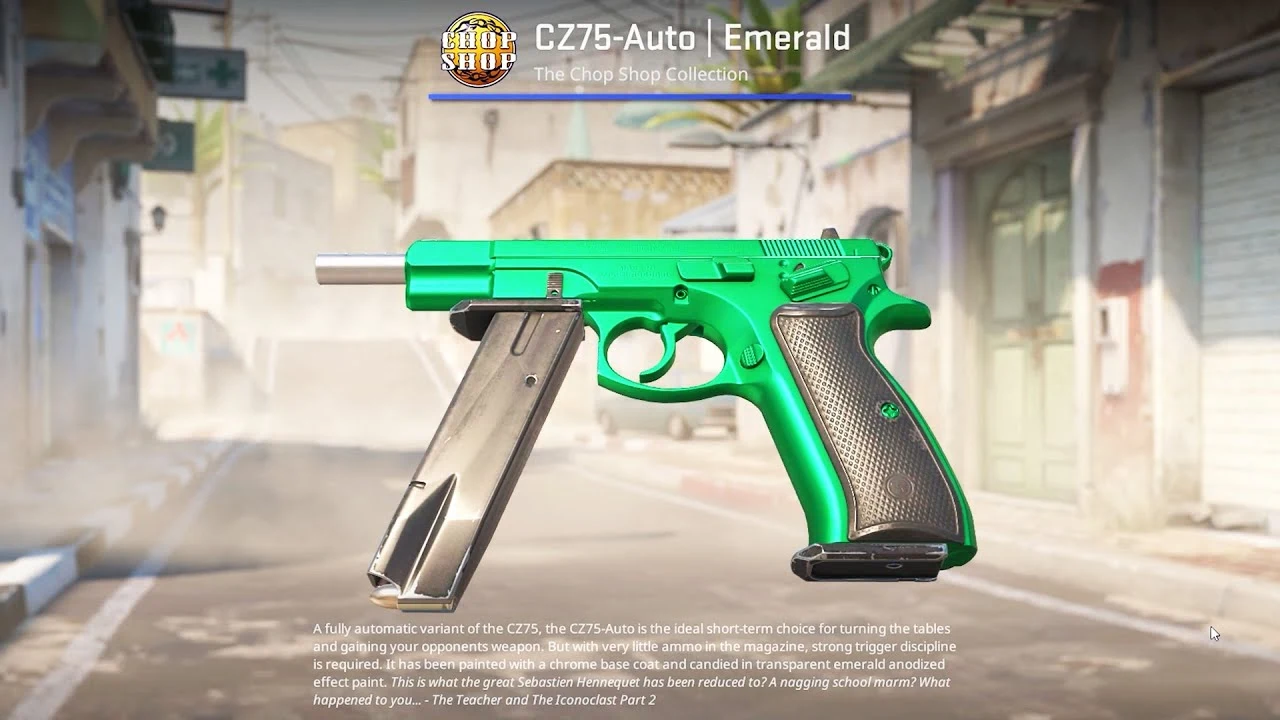 CZ75-Auto Emerald skin