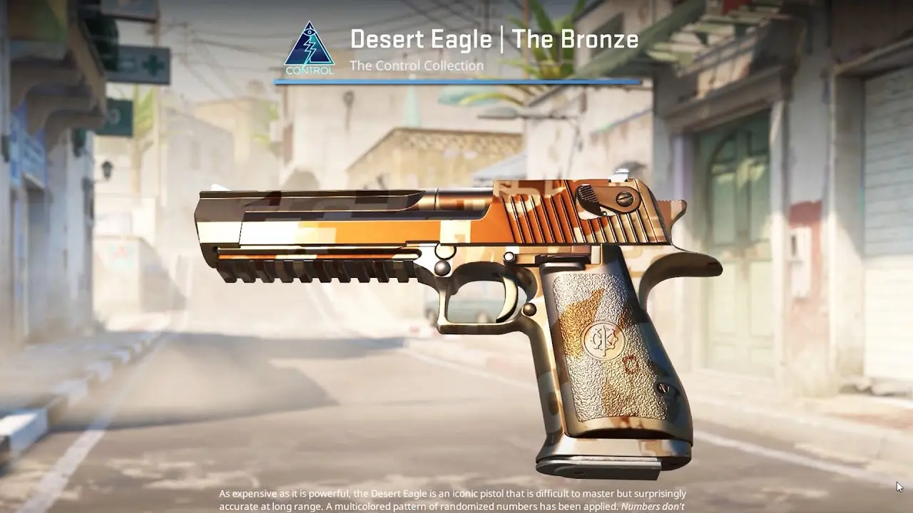 Desert Eagle the bronze skin